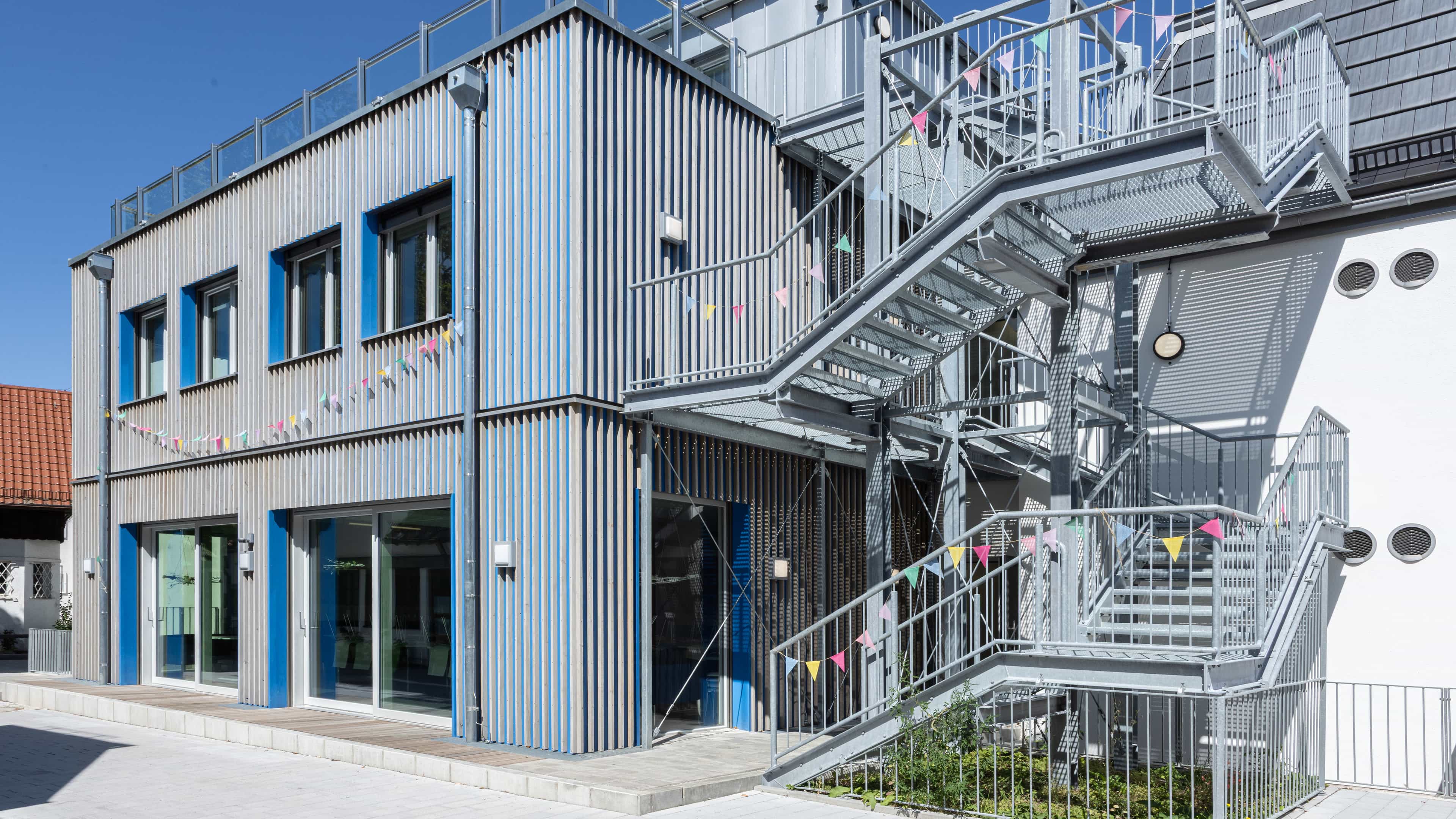 Haas Gewerbebau Referenz Zwischenanbaues 