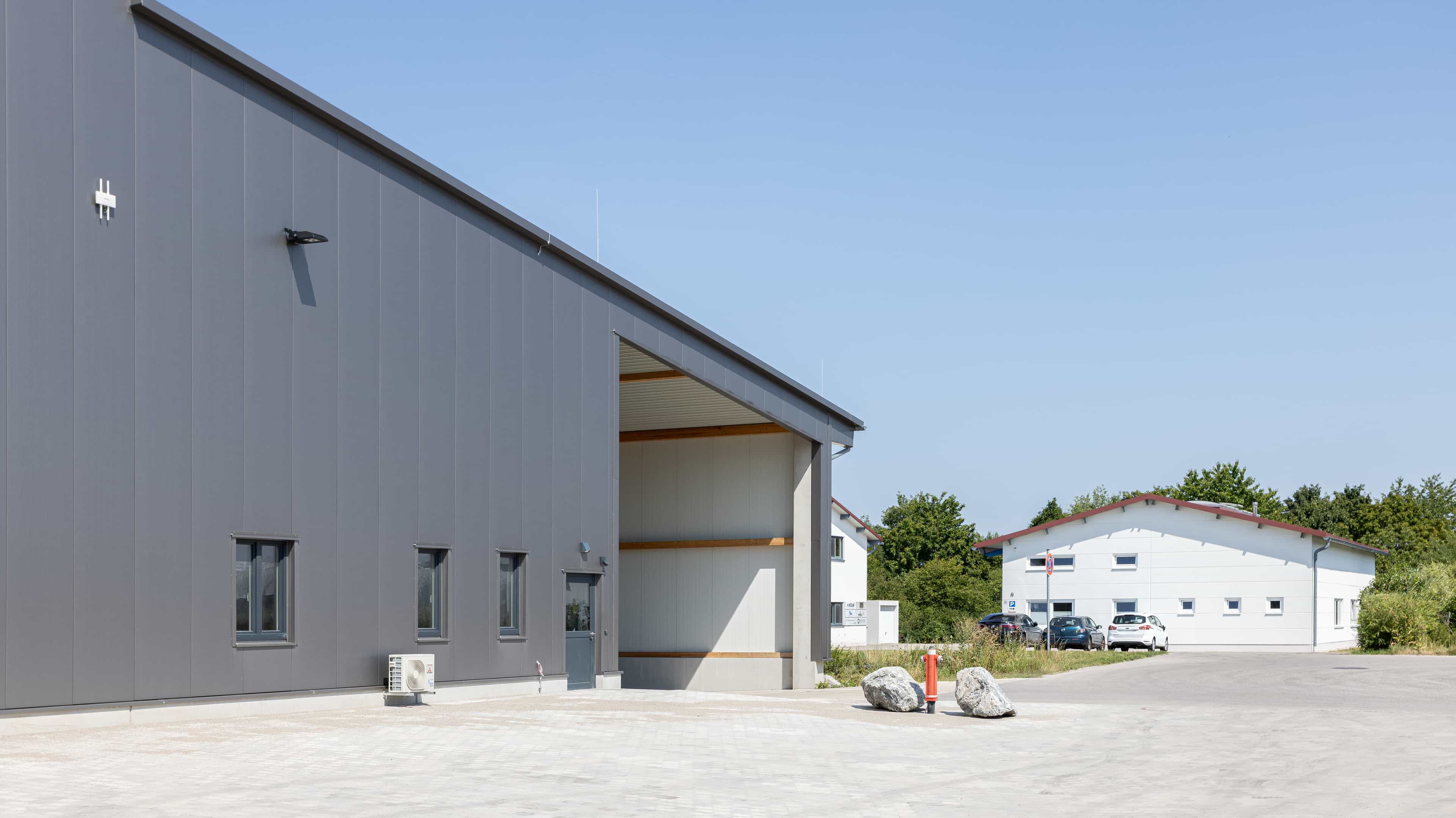 Haas Gewerbebau Referenz Lagerhalle