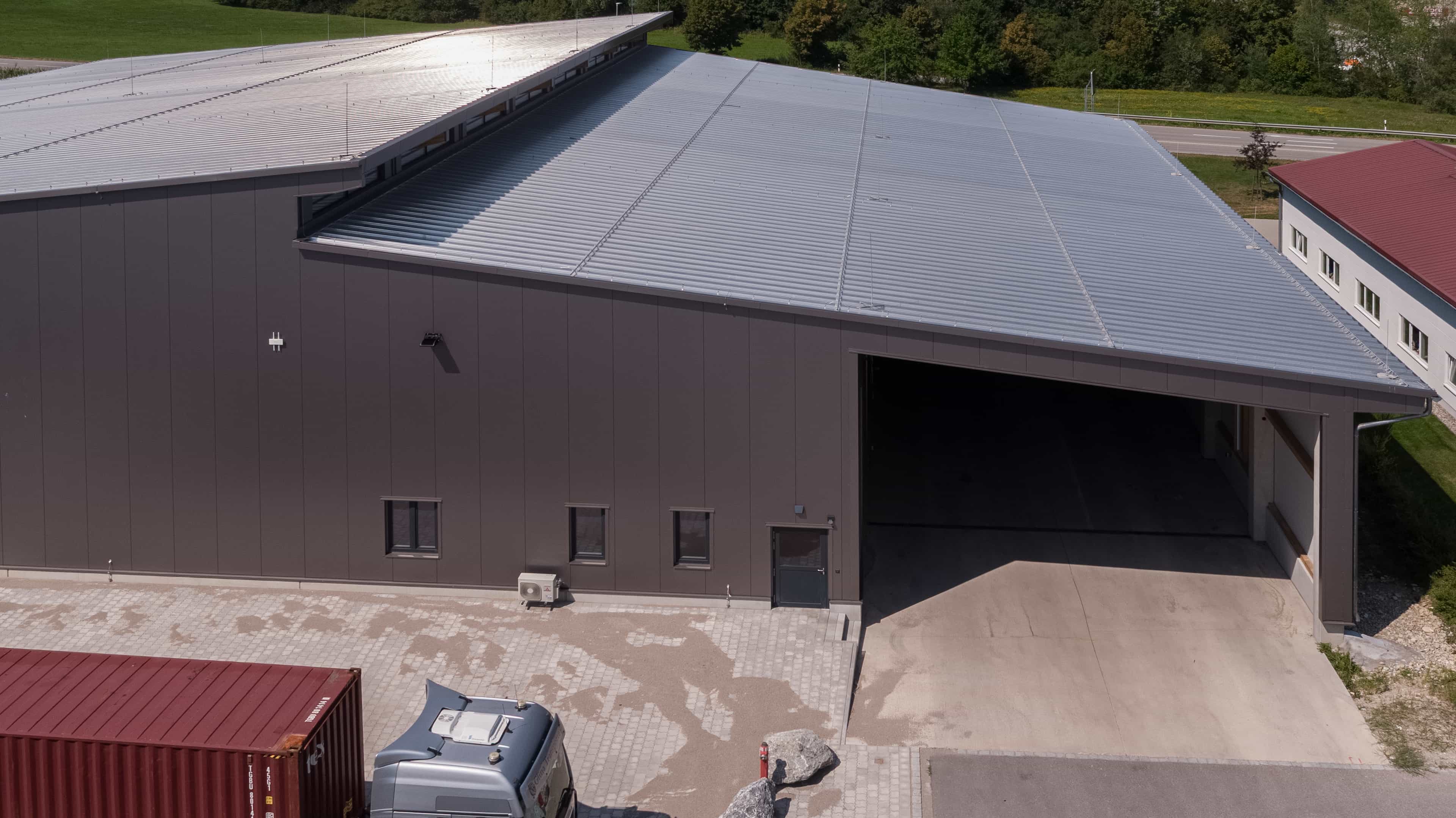Haas Gewerbebau Referenz Lagerhalle
