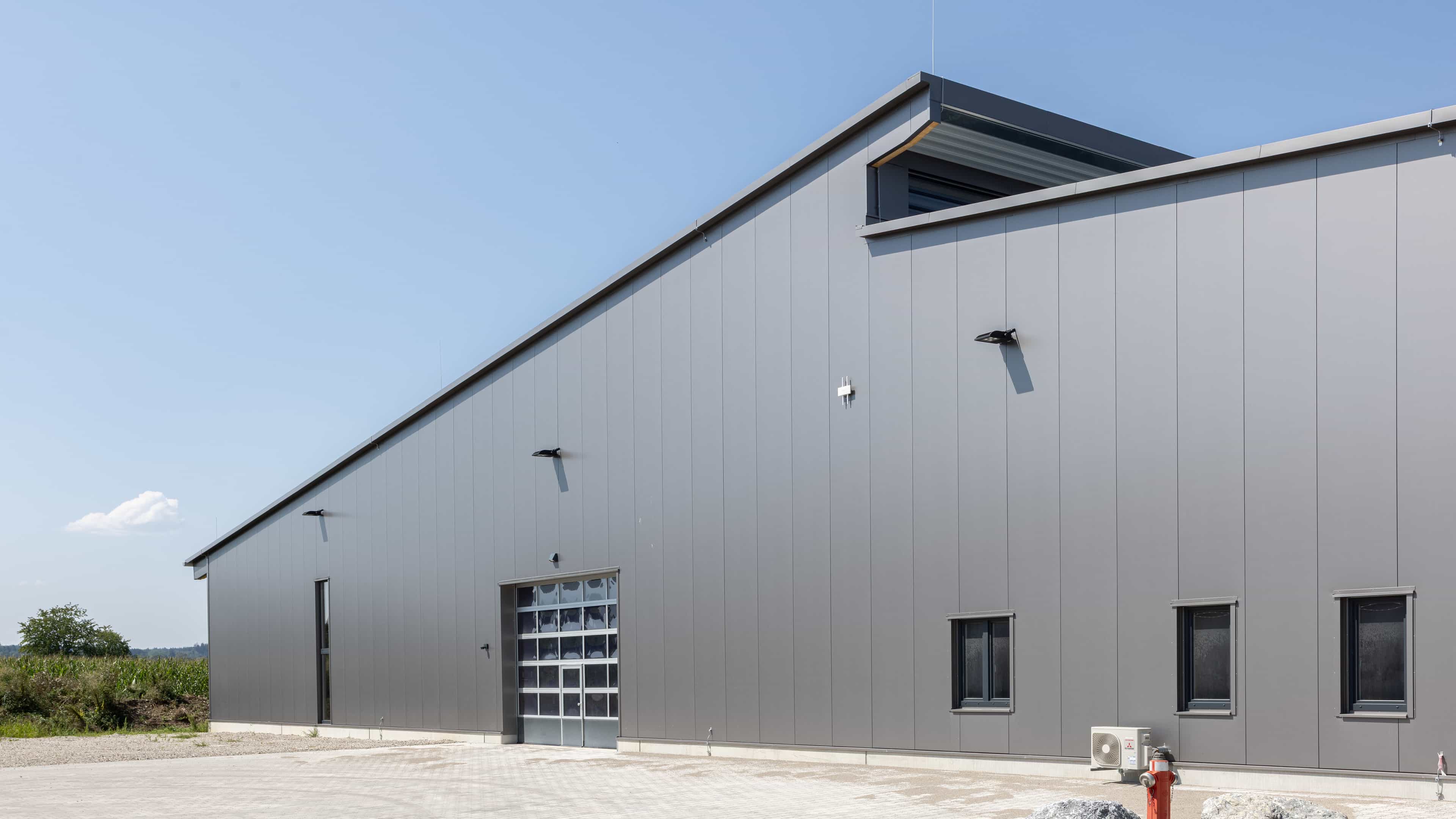 Haas Gewerbebau Referenz Lagerhalle