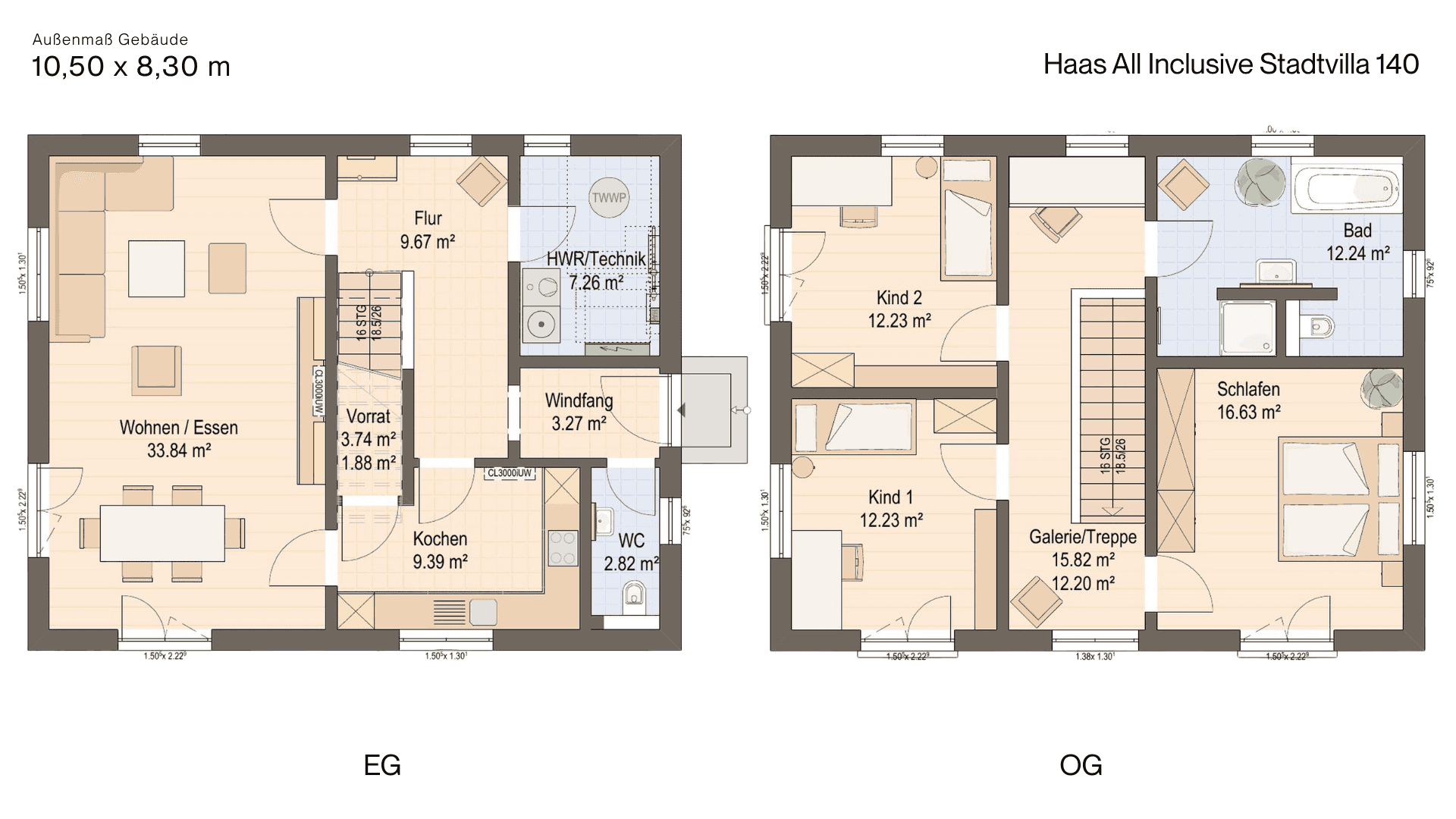 Haas All Inclusive Stadtvilla Grundrisse