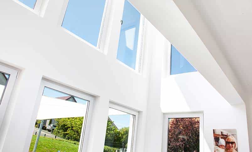 Fensterfront im Haas Kundenhaus in Würzburg