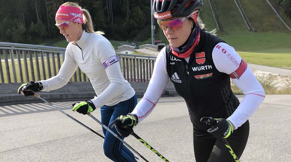 Haas unterstützt Biathletin Denise Herrmann