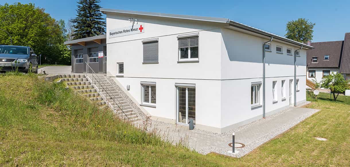Neubau einer Rettungswache durch Haas Gewerbebau