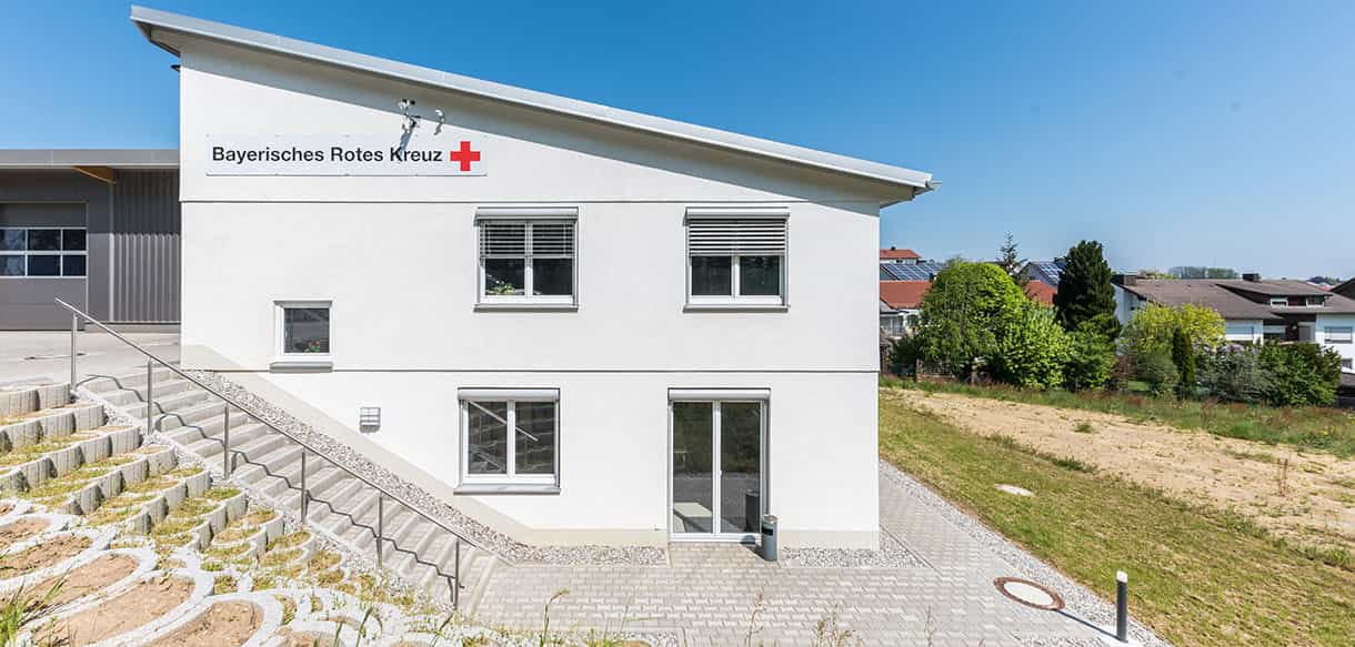 Neubau einer Rettungswache durch Haas Gewerbebau