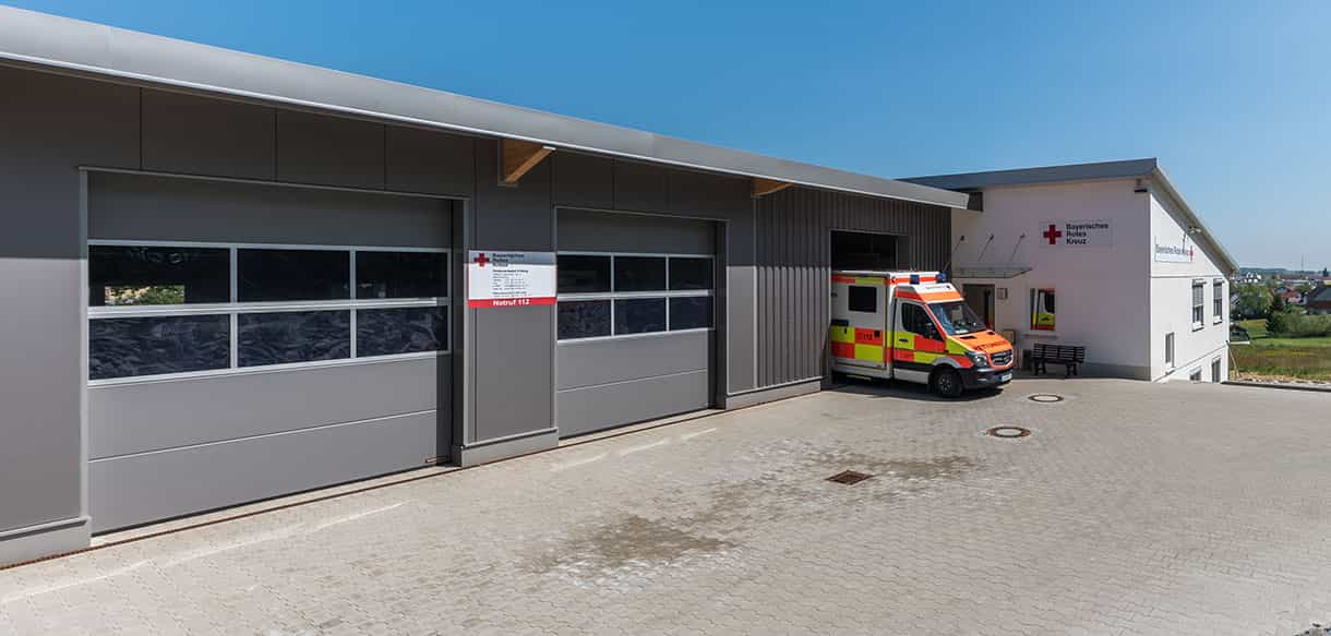 Neubau einer Rettungswache durch Haas Gewerbebau