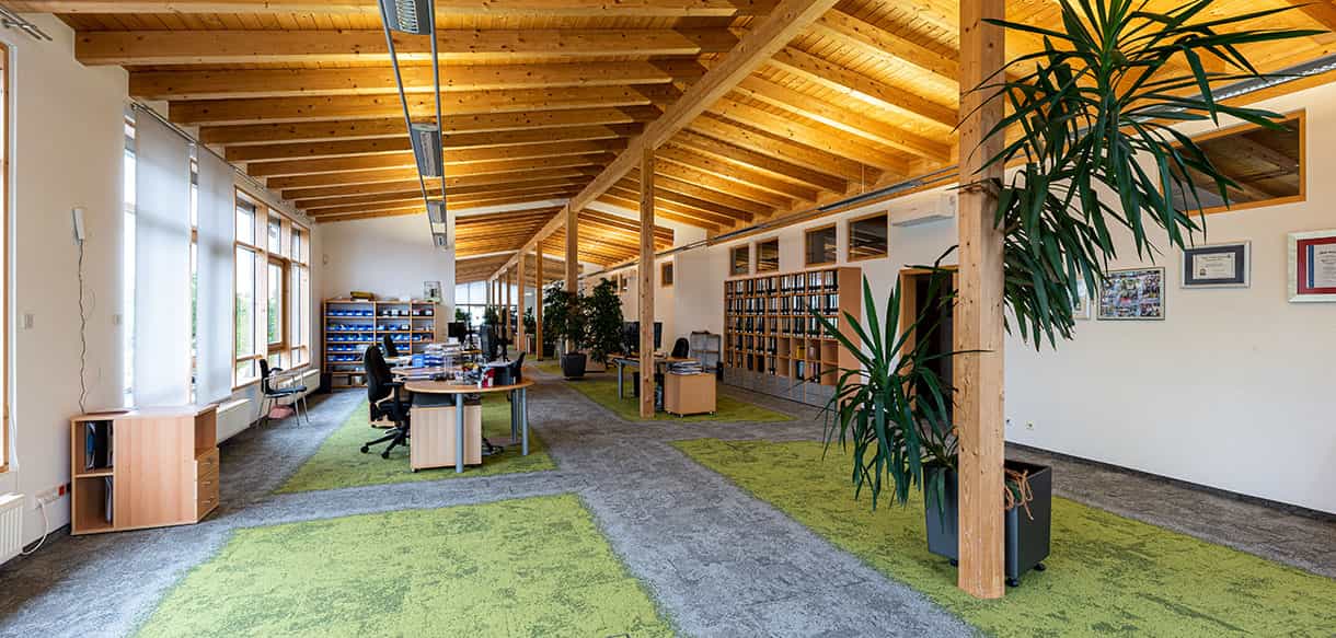 Erweiterung des bestehenden Bürogebäudes durch Haas Gewerbebau