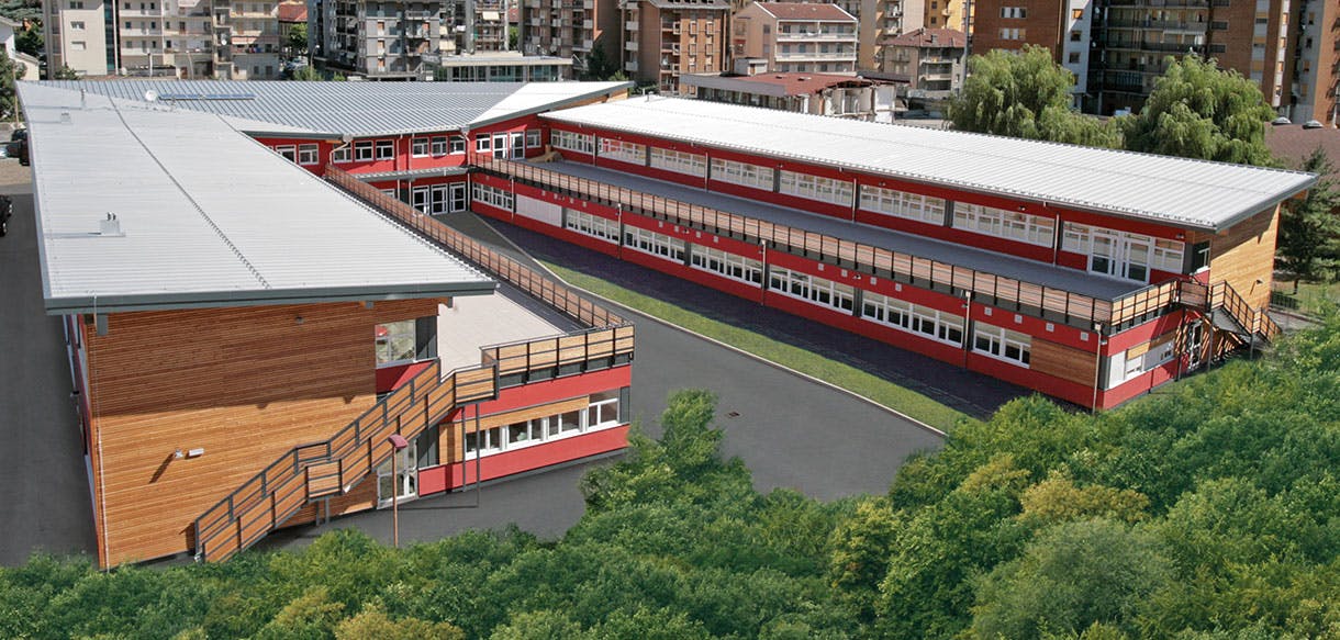 Berufsschule in Aosta von Haas Gewerbebau