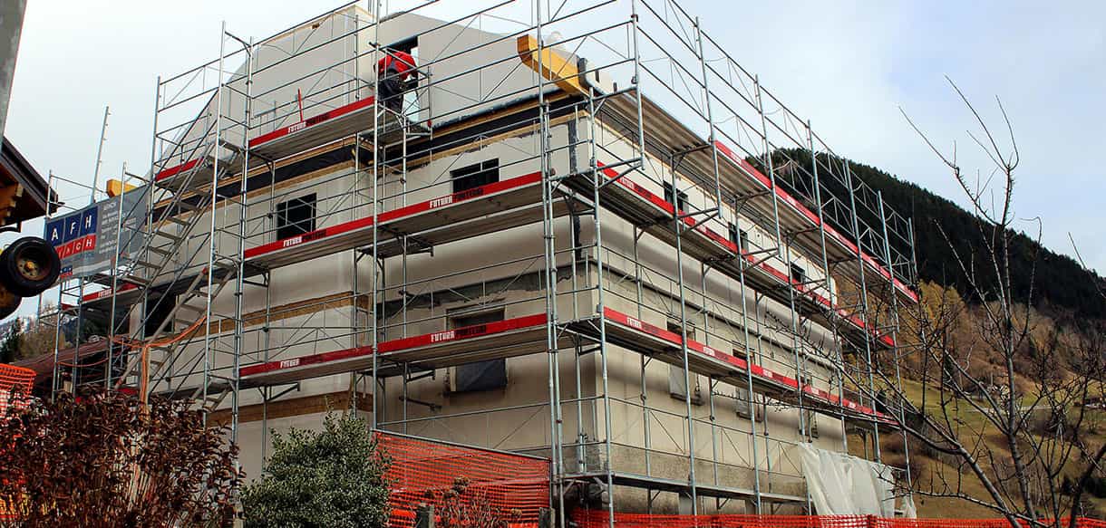 Haas Holzbausysteme Dach-Wand-Decke-Konstruktion