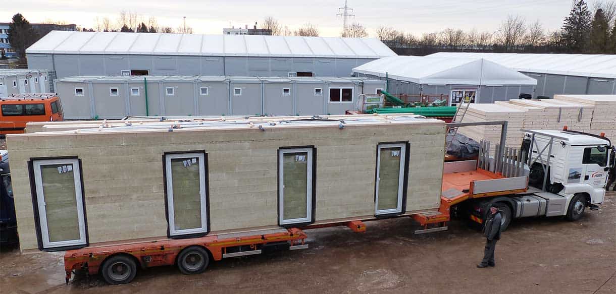 Flüchtlingsunterkunft von Haas Holzbausysteme in München, 3