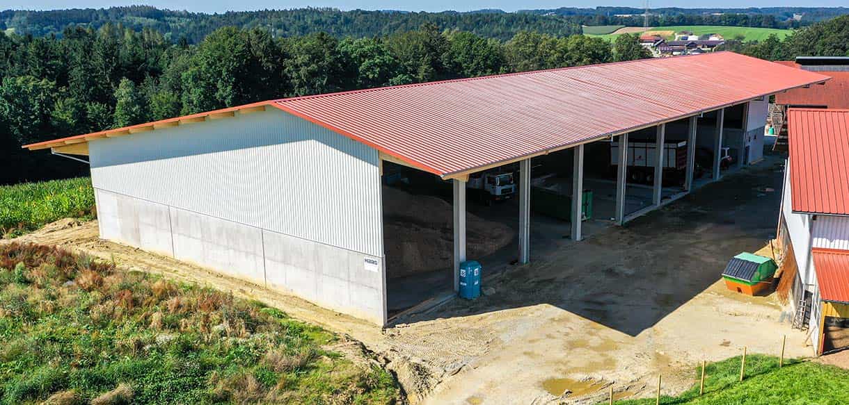 Lager- und Bergehalle von Haas Landwirtschaftsbau