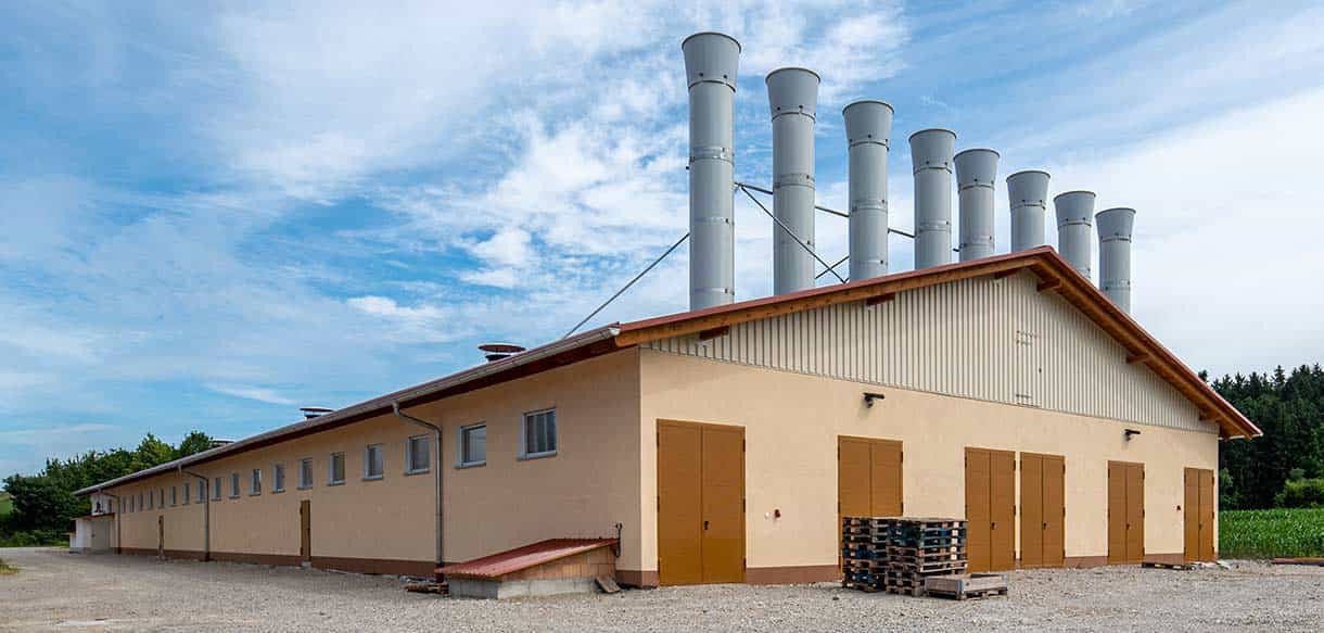 Legehennenstall von Haas Landwirtschaftsbau