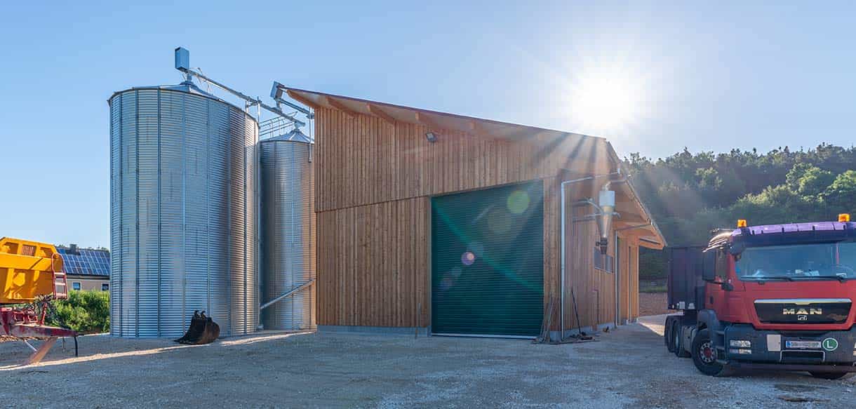 Getreidelagerhalle von Haas Landwirtschaftsbau