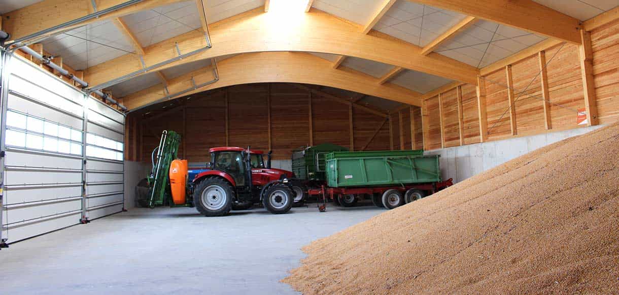 Getreidelagerhalle von Haas Landwirtschaftsbau