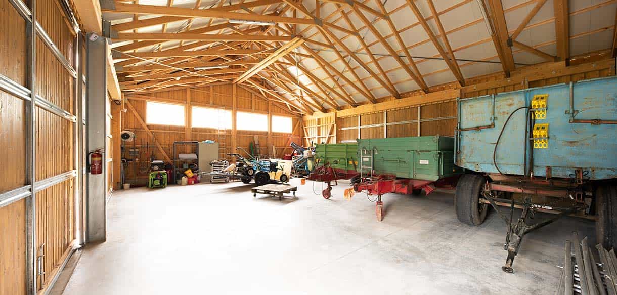 Lagerhalle von Haas Landwirtschaftsbau