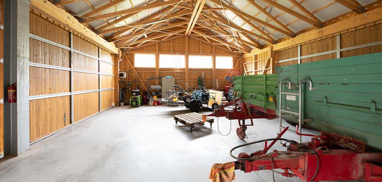 Lagerhalle von Haas Landwirtschaftsbau