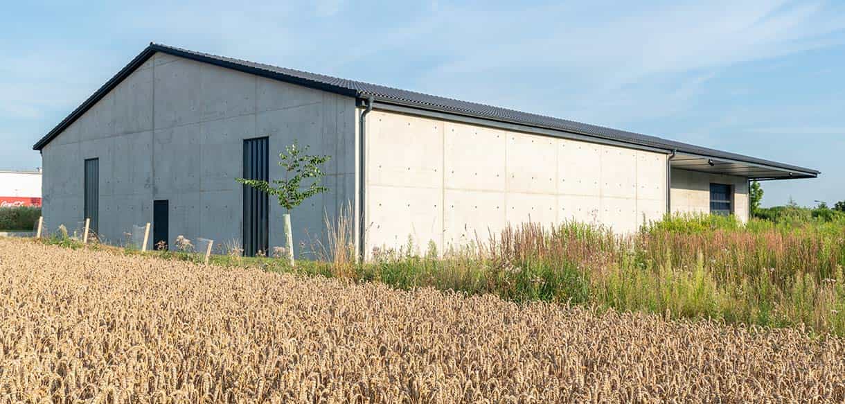 Nagelplattenbinderhalle von Haas Landwirtschaftsbau