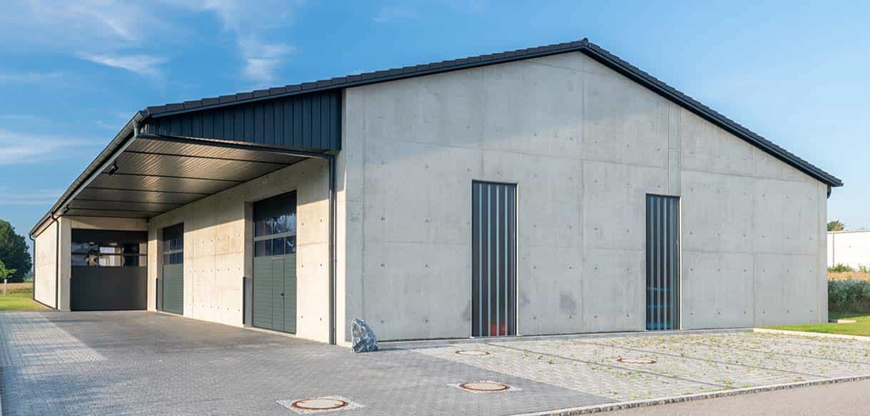 Nagelplattenbinderhalle von Haas Landwirtschaftsbau
