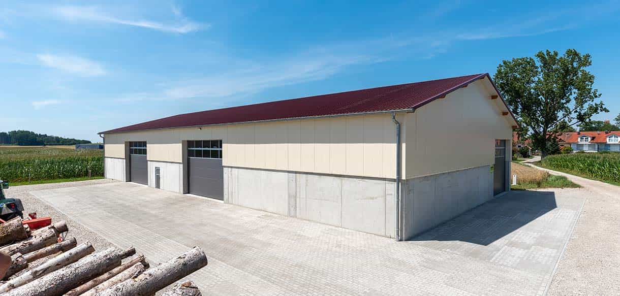 Mehrzwecklagerhalle von Haas Landwirtschaftsbau