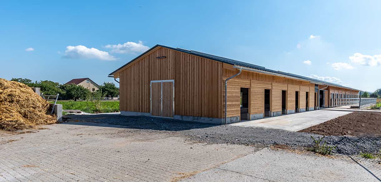 Pferdestall für Reiterhof von Haas Landwirtschaftsbau