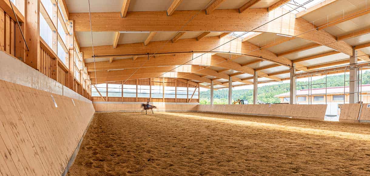 Reithalle von Haas Landwirtschaftsbau