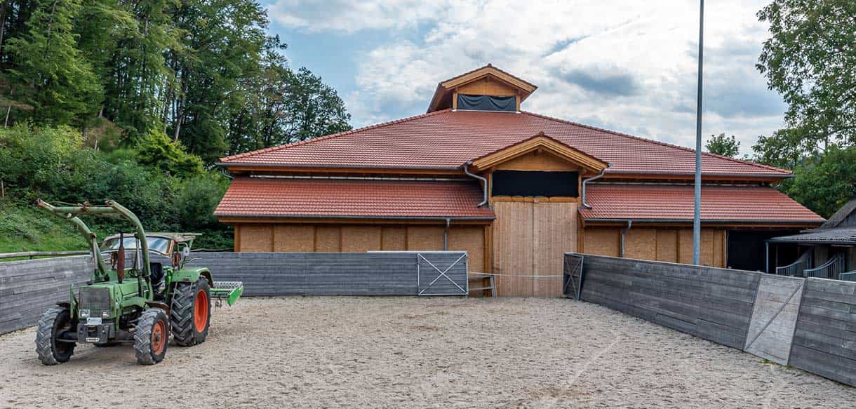 Reithalle in Mörlenbach von Haas Landwirtschaftsbau