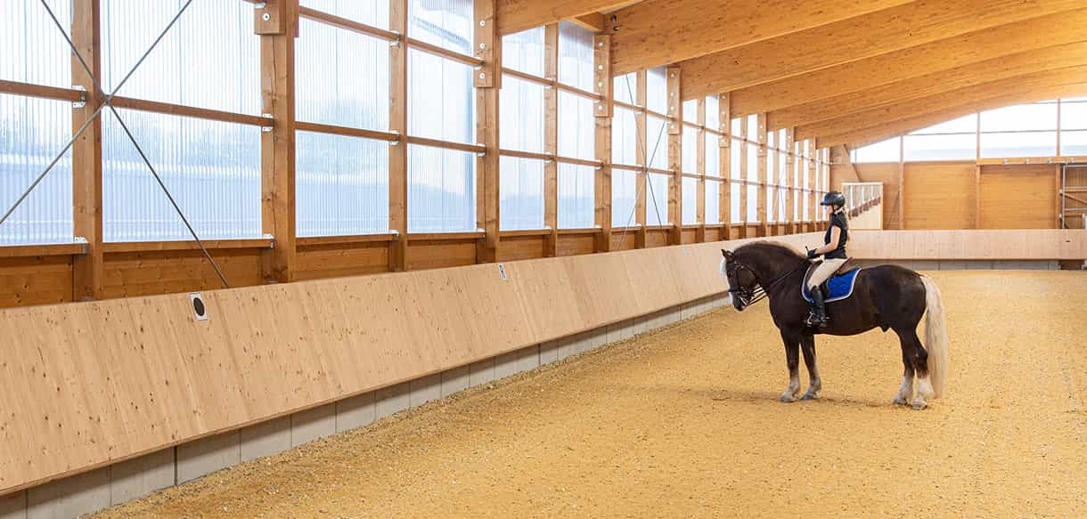 Reitanlage von Haas Landwirtschaftsbau - Reithalle