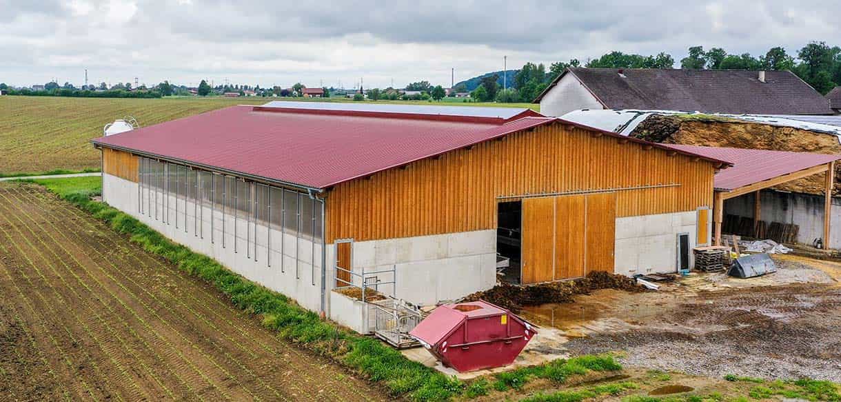 Bullenmaststall von Haas Landwirtschaftsbau