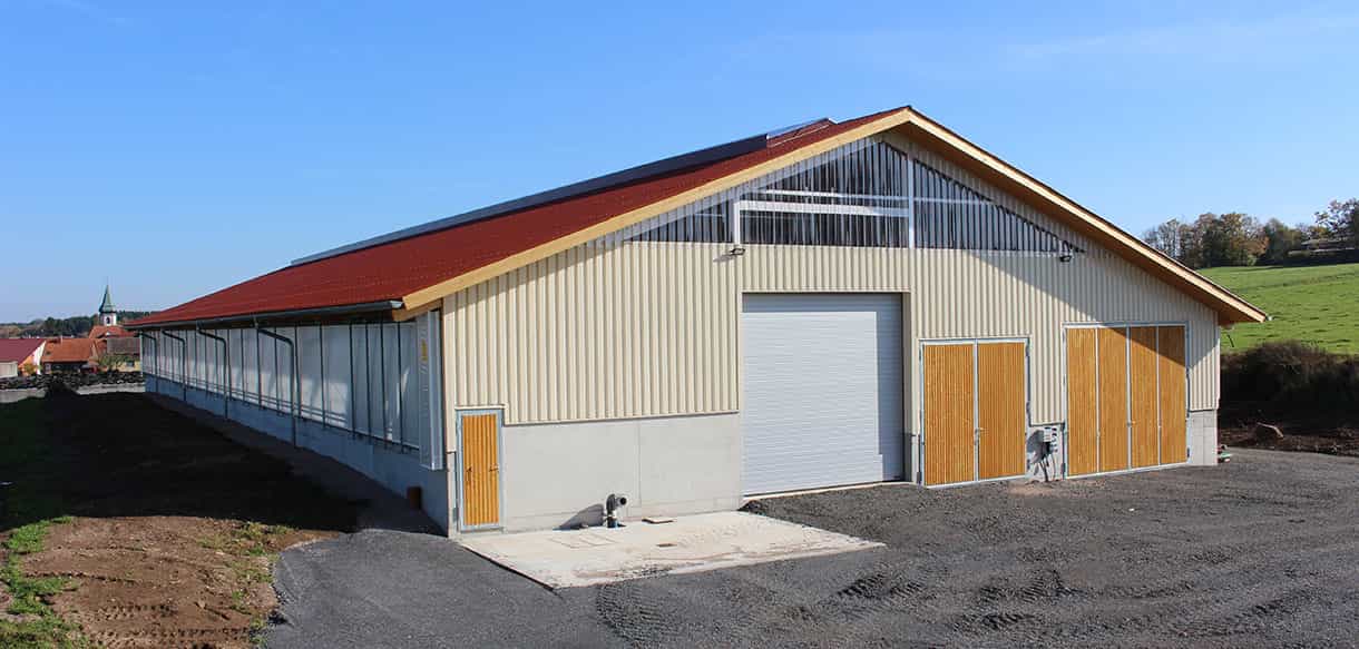 Bullenmaststall von Haas Landwirtschaftsbau