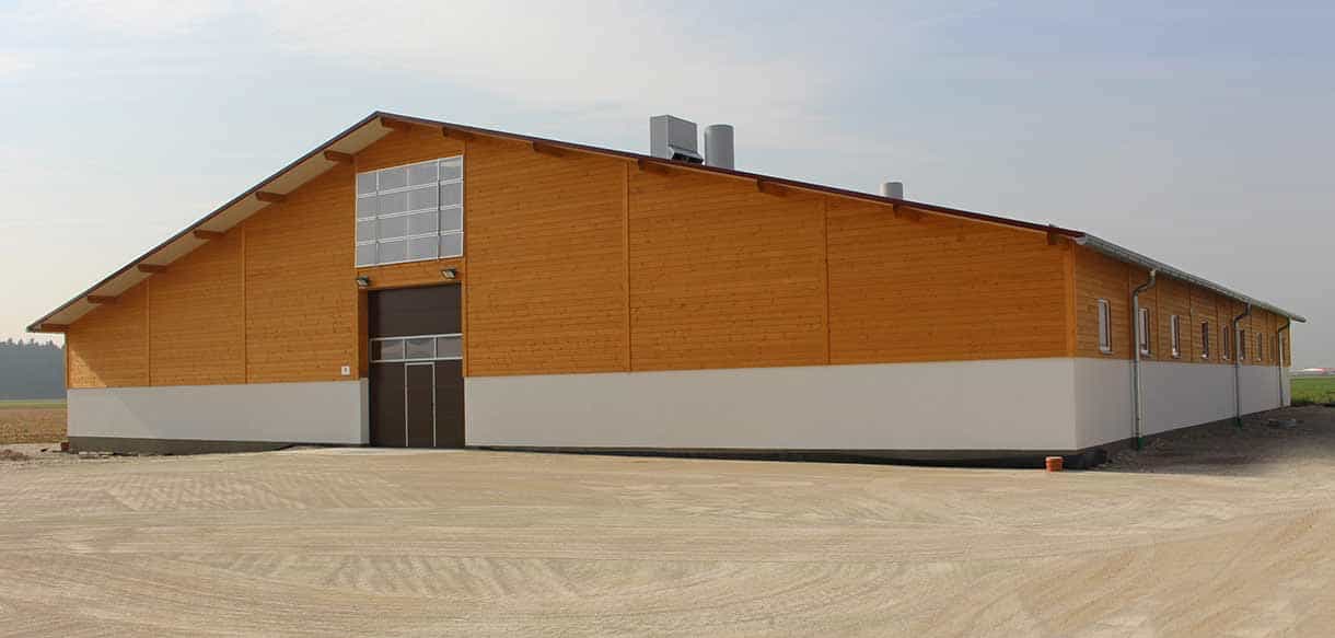 Kälberstall von Haas Landwirtschaftsbau