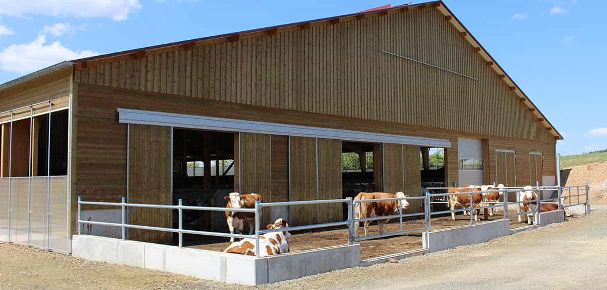 Milchviehstall von Haas Landwirtschaftsbau