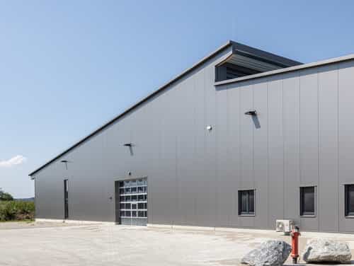 Haas Gewerbebau Referenz Lagerhalle